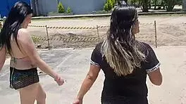 Com Minha Namorada Paty Bumbum De Férias Na Praia Com Grande Bunda
