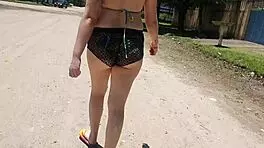 Com Minha Namorada Paty Bumbum De Férias Na Praia Com Grande Bunda