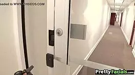 redhead candace cage asks, 'want this facial cumshot on my face?'