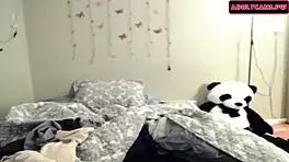 Brunette young girl MASTURBATES on HOMEMADE cam with TOYS