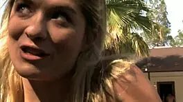 Friends engage in wild pool orgy