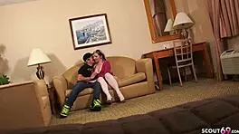 Real emo punk couple, wanna join our amateur porn casting fuck?