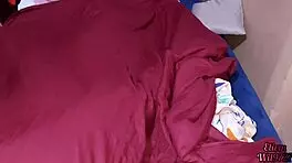 stepbrother stepsister under sheets while families away