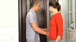 Sexy babe gets her hairy beaver licked and sucked in hardcore action