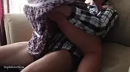 Naughty mexican teen rides her husband's best friend in homemade video 😏