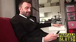 Chloe Carter Gets Oral Punishment with Pascal's Monster Cock in Garage