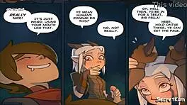 哇，这个年轻的18+精灵处女在森林里被猛操！