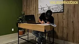 while my milf wife works she hired a mexican whore my wife discovers us and pays her more to fuck without condom