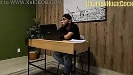 while my milf wife works she hired a mexican whore my wife discovers us and pays her more to fuck without condom