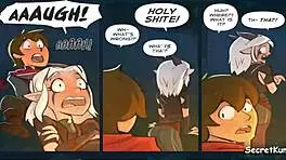 哇，这个年轻的18+精灵处女在森林里被猛操！