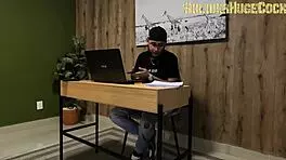 while my milf wife works she hired a mexican whore my wife discovers us and pays her more to fuck without condom