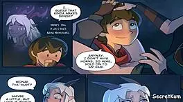 哇，这个年轻的18+精灵处女在森林里被猛操！