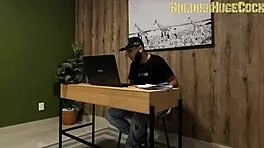 while my milf wife works she hired a mexican whore my wife discovers us and pays her more to fuck without condom