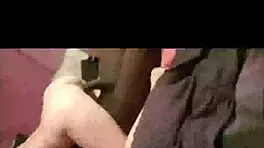 Milf with big ass receives blowjob and assfucking from big black cock