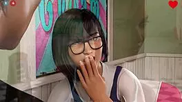 ANAL SEX WITH TWIN SISTERS AT GYM BAD TEACHER PART 6