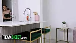 TeamSkeet - Gorgeous babe gets wet and wild while her tight pussy takes a hard pounding