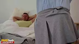 British girlfriend Lara Lee jealous fake pussy cum dump facial pussy licking apology