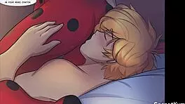 Miraculous Ladybug unwinds with a naughty outdoor cowgirl ride