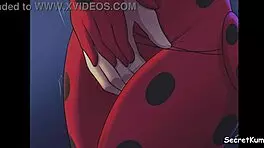 Miraculous Ladybug unwinds with a naughty outdoor cowgirl ride