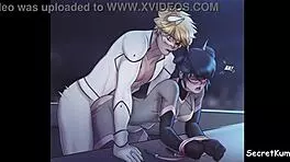 Miraculous Ladybug unwinds with a naughty outdoor cowgirl ride