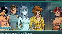 Intriguing Striptease in Anime Gameplay - Star Channel 34 Part 13