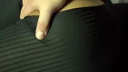 Amateur deepthroats big cock and swallows cum in her mouth