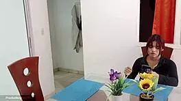 Convinced stepsister to deepthroat my dick for creampie in small mouth