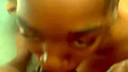 Ebony Teen Loves Big Black Cock Blowjobs