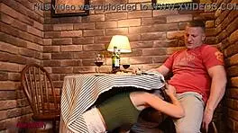 Crazy hot girl sucking dick under the table in the cafe, so wild!