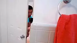 Sneaky perv GETS FUCKED by Karma Rx and Johnny Love