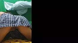 Latina on all fours shows her broken vagina after thick dick fuck