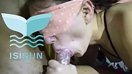 Unknown girl with pigtails is submissive her first time 😊