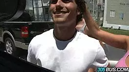 Wow, Spanish Babes Abella Anderson and Ava Addams in Wild Bus Orgy