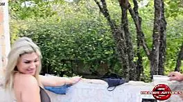 Melody Antunes Sucks Photographer's Cock Until He Cums in Her Mouth