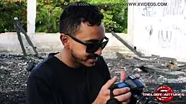 Melody Antunes Sucks Photographer's Cock Until He Cums in Her Mouth