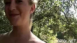 Teen rides giant pecker of powerful dude in hardcore pov session.