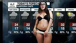 Does Weather Girl Lose Mind Over Tight Pussy?