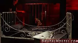 Young blonde petite jade jantzen bound in extreme bondage