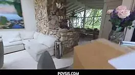 Povsis - dirty 18+ slut gets butt pounded by stepbrother hard.