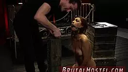 Young blonde petite jade jantzen bound in extreme bondage