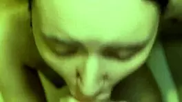 petite beauty's pussy flows during sex and cum in mouth