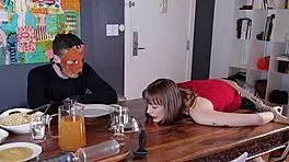 teen bdsm slut analized and pussy toyed