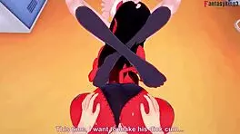 Yo, Meru the Succubus in a hot threesome for 4 mil special! 🔥