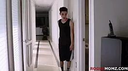 omg nervous stepson finally bangs hot mom 😍