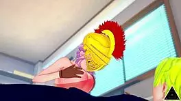 Rebecca Sanji fucks big cock in uncensored anime. Want to see?