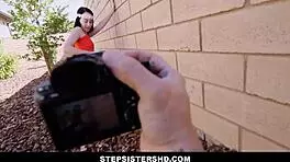 petite bambi black lets stepbrother fuck her after pov pictures