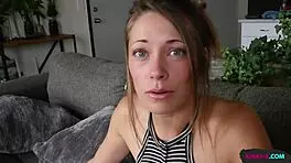 my stepsister kirsten lee sucked and rode my cock so good, making her cum twice while fucking.