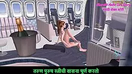 marathi audio 3d cartoon: teen girl fingers ass and pussy on floor 😏