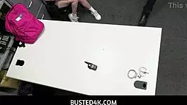 Busted4K - Sage Fox Caught Stealing Products and Fucked by Security