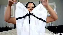 Training Virgin Ass With Big Toys In Panties